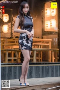 [IESS异思趣向] 2019.01.29 丝享家411：《小羽街拍旗袍秀》小羽 [86P-47M]_2