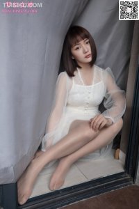 [MSLASS梦丝女神] 2019.11.23 《莎莎 透明白纱裙》 [66+1P-598M]_6