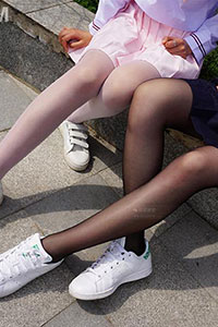 [妖精视觉] 2018.05.20 《黑白双丝配》蕾蕾&妞妞 [29P-22M]_5