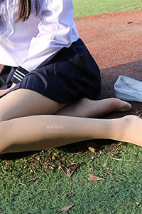 [妖精视觉] 2018.08.19 《运动场，足尖加固肉丝袜》甜甜 [55P-57M]_6