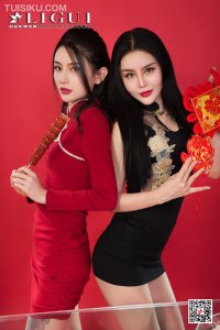 [Ligui丽柜] 2021.02.10 《《双生花-欲饺迎春》甜甜&凉儿 [93+1P-111M]_2