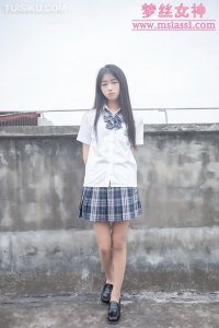 [MSLASS梦丝女神] 2021.06.21 《王娇娇 天台JK少女》 [64+1P-408M]_2