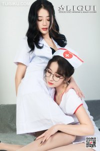 [Ligui丽柜] 2021.06.25 《双生花-医护情缘》小智贤&汐汐 [85+1P-99M]_2