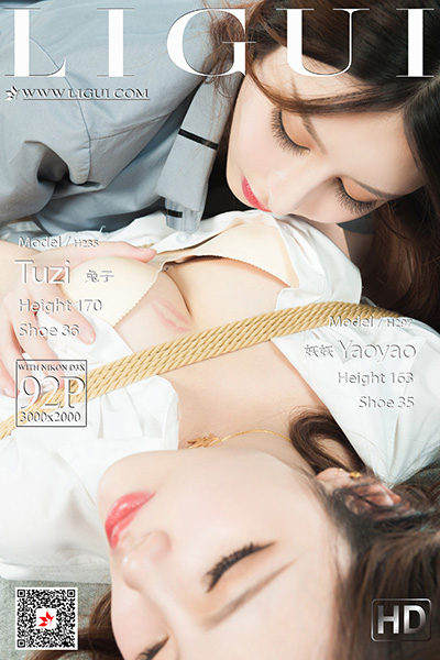 [Ligui丽柜] 2021.08.13 《双生花の虐恋柔情》兔子&妖妖 [92+1P-112M]