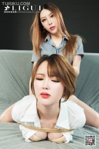 [Ligui丽柜] 2021.08.13 《双生花の虐恋柔情》兔子&妖妖 [92+1P-112M]_7