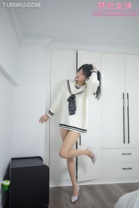 [MSLASS梦丝女神] 2021.11.17 《韩飞儿 白衣大长腿》 [30+1P-157M]_5