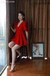 [IESS异思趣向] 2021.12.31 丝享家979：《跨年夜性感红裙》秋秋 [90P-100M]_1