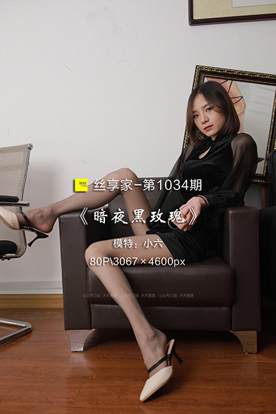 [IESS异思趣向] 2022.03.06 丝享家1034：《暗夜黑玫瑰》小六 [80P-74M]