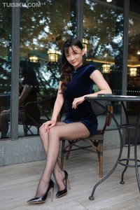 [IESS异思趣向] 2022.03.31 丝享家1056：《高叉旗袍黑丝》秋秋 [87P-91M]_2