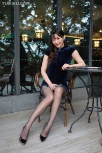 [IESS异思趣向] 2022.03.31 丝享家1056：《高叉旗袍黑丝》秋秋 [87P-91M]_6