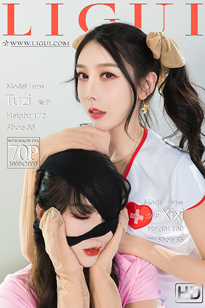 [Ligui丽柜] 2022.03.28 《双生花-丝欲双生》兔子&汐汐 [70+1P-75M]