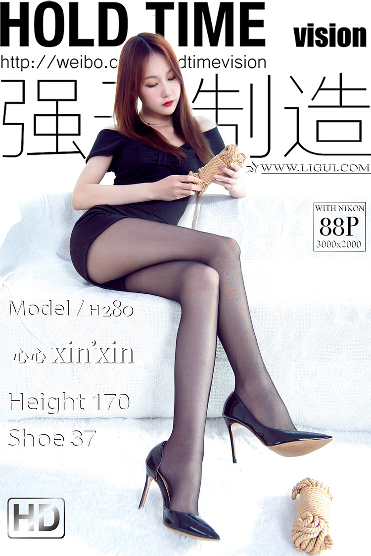 [Ligui丽柜] 2022.04.06 《紧缚-无助的心心》心心 [88+1P-101M]