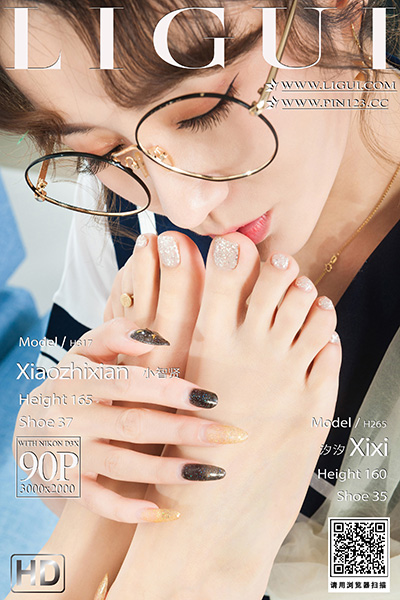 [Ligui丽柜] 2022.09.16 《双生花-紧缚花季》小智贤&汐汐 [90+1P-107M]