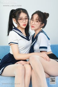 [Ligui丽柜] 2022.09.16 《双生花-紧缚花季》小智贤&汐汐 [90+1P-107M]_2