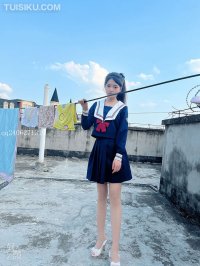 [MSLASS梦丝女神] 2022.07.26 《张馨 JK蓝 钻石图》 [42+1P-88M]_2