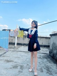 [MSLASS梦丝女神] 2022.07.26 《张馨 JK蓝 钻石图》 [42+1P-88M]_3