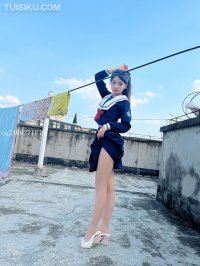 [MSLASS梦丝女神] 2022.07.26 《张馨 JK蓝 钻石图》 [42+1P-88M]_7