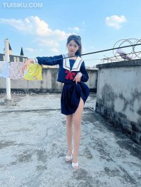[MSLASS梦丝女神] 2022.07.26 《张馨 JK蓝 钻石图》 [42+1P-88M]_8