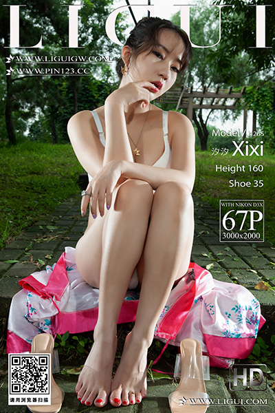 [Ligui丽柜] 2023.08.14 《丝足踏青》汐汐 [67+1P-64M]