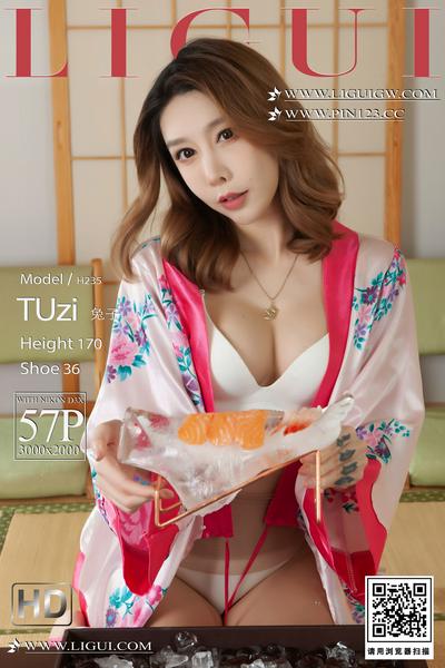 [Ligui丽柜] 2023.11.20 《冰足寿司》兔子 [57+1P-41M]