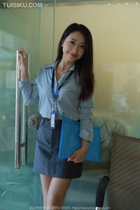 [IESS异思趣向] 2024.11.01 丝享家1867：《蓝色OL-下》小婕 [77P-69M]_3