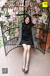 [IESS异思趣向] 2018.03.04 丝享家182：《婉萍街拍灰丝》婉萍 [97P-48.4M]_8