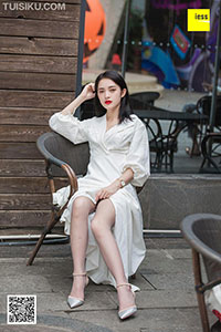 [IESS异思趣向] 2019.01.03 丝享家394：《烈焰红唇白长裙》姗姗 [84P-43M]_2