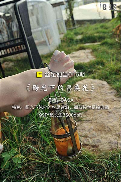 [IESS异思趣向] 2016.10.13 丝足便当016：《阳光下的罂粟花》SASA [99P-105M]