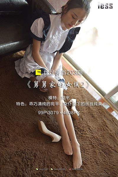 [IESS异思趣向] 2018.02.24 丝足便当203：《舅舅家的女仆2》宛平 [99P-145M]