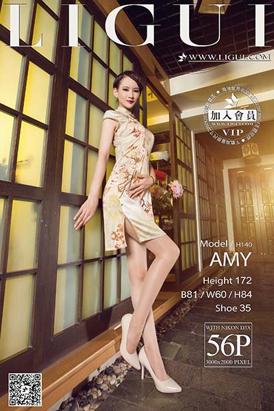 [Ligui丽柜] 2015.10.29 网络丽人 Model AMY [56P-52.2MB]
