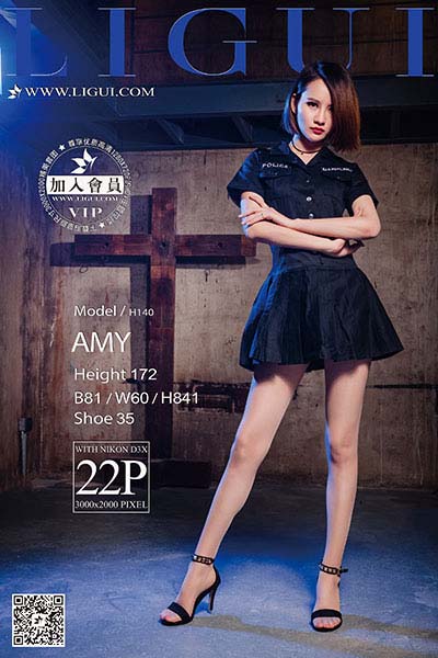 [Ligui丽柜] 2017.03.19 网络丽人 Model AMY [22P-19M]