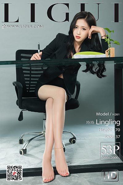 [Ligui丽柜] 2019.08.26 《职场新秀》玲玲 [53+1P-20M]
