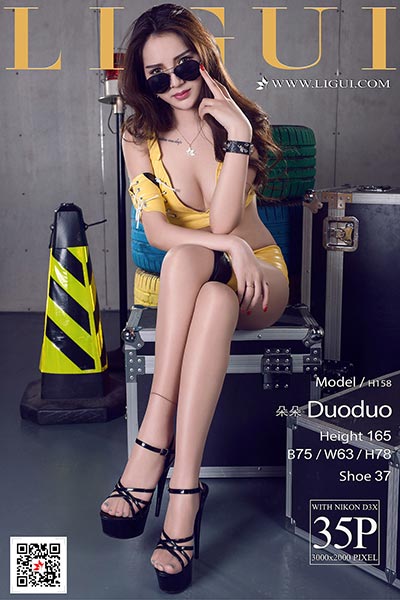 [Ligui丽柜] 2017.10.20 网络丽人 Model 朵朵 [36+1P-38M]