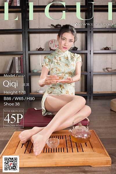 [Ligui丽柜] 2017.11.11 网络丽人 Model 淇淇 [45+1P-50M]