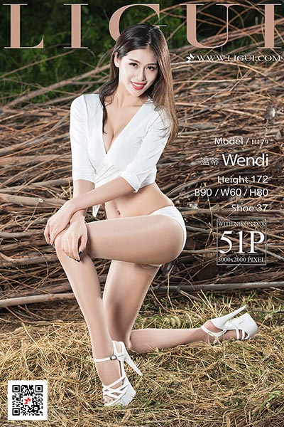 [Ligui丽柜] 2017.12.14 网络丽人 Model 温蒂 [51+1P-77M]