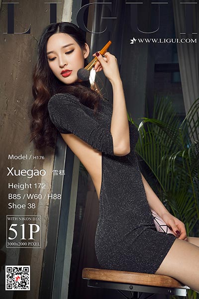 [Ligui丽柜] 2018.02.25 网络丽人 Model 雪糕 [51+1P-58M]