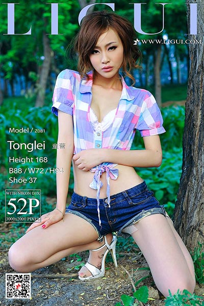 [Ligui丽柜] 2018.04.19 网络丽人 Model 童蕾 [52+1P-63M]