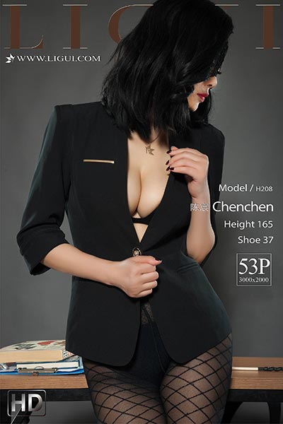 [Ligui丽柜] 2018.10.16 网络丽人 Model 陈宸 [53+1P-34M]