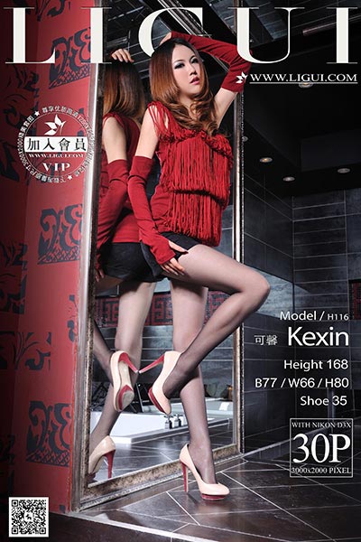 [Ligui丽柜] 2014.06.22 网络丽人 Model 可馨 [30P-115MB]